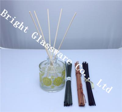 China wholesale perfume bottle and colored wooden reed diffuser sticks for sale