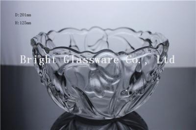 China 2016 cheap engrave glass fruit plate, glass bowl sale for sale