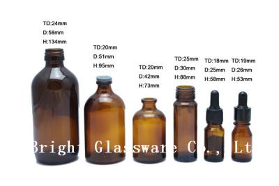 China Wholesale Brown Glass Essential Oil Bottle sale for sale