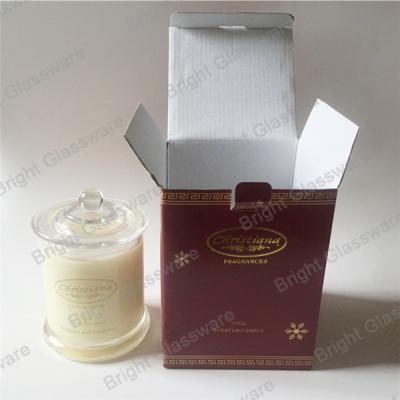 China 100% natural soy scent candle container in stock for sale