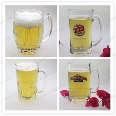 China high quality glass beer mug widely use in hotel & pub for sale