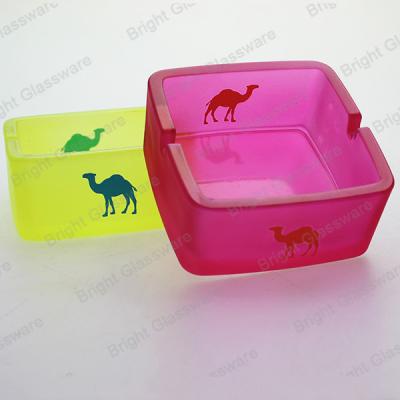 China Hot sale colorful camel glass ashtray for wholesale for sale