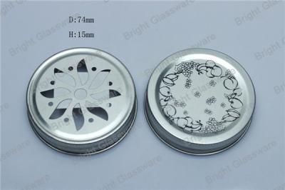 China Custom metal lid for mason jar, new design tinplate lid for sale for sale