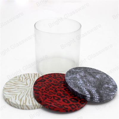 China Customized Fashion Candle Jar Flat lid for Christmas Occassion for sale