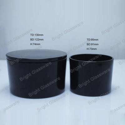 China a set of the big black candle jar for wholesale for sale