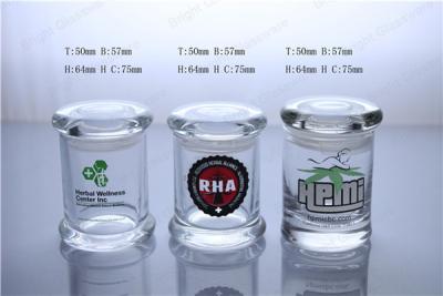 China Luxury design glass jar, glass candle jar with custom logo for sale