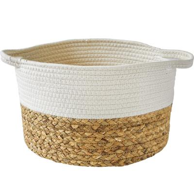 China Woven Woven Storage Basket Factory Baskets Medium Sustainable Large And Small Storage Basket For Home for sale