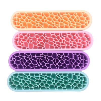 China New Water Ripple Lipstick Gel Silicone Cosmetic Tool Bedroom Storage Rack Viable Desktop Storage Rack for sale