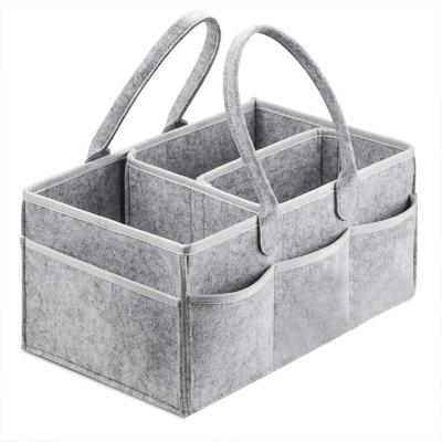 China Sustainable High Quality Felt Shopping Bag Storage Boxes Handbag Felt Handbag Storage Bag for sale