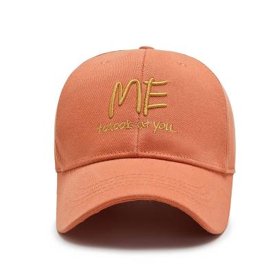 China Fashion 6 Panel Professional 100% Cotton 3d Metal Embroidery COMMON Customized Closure Adult Unstructured Baseball Caps for sale