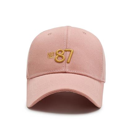 China COMMON Customized Professional Adult 6 Panel 100% Cotton Soft Curved Edge Fashionable Metal With Ring Closure Baseball Caps for sale