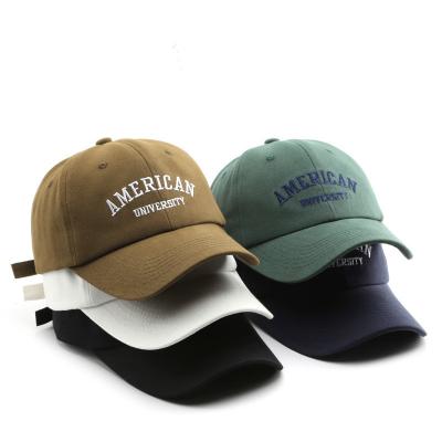 China JOINT Outdoor Men's Women's Low Profile Metal Strap White Adjustable Custom Logo Dad Hat Hot Selling Products for sale