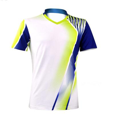 China Fashion breathable design dry fit badminton tank top, badminton shirt, men badminton wear for sale