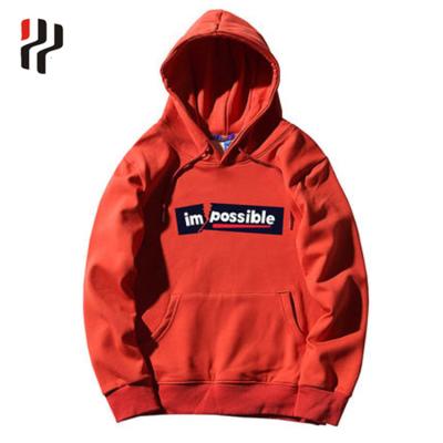 China OEM Custom Anti-pilling Cotton Men Love Embroidered Pullover Sports Hoodies for sale