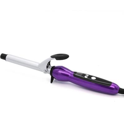 China Curved Curling Curler OEM WOND Porcelain Silicone 1 Hour Manual Curling Iron Automatic Cut Ceramic Women Irons for sale