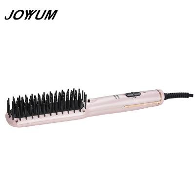 China Hotel factory direct sale electric hair straightener ceramic brush for sale