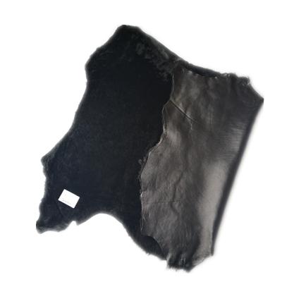 China Auto Upholstery Black Sheepskin Double Face For Sheepskin Piece Garment Colored Whole Factory Price for sale