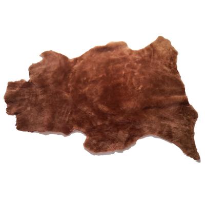 China China factory wholesale auto upholstery shearling sheepskin hides sheared sheepskin fur for sale