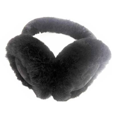 China Comfortable Custom Ear Muffs Colorful Winter Sheepskin Fur Ear Muffs for sale