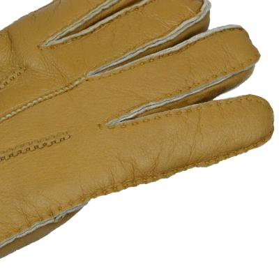 China Designer Five Finger Sheepskin Gloves For Men Or Women for sale