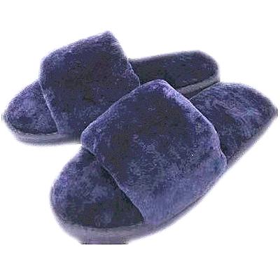 China Winter Anti-skid Genuine Indoor Fur Sheepskin Warm Home Slipper for sale