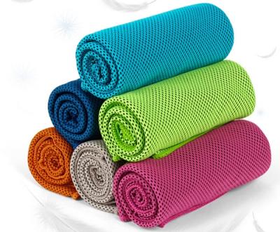 China 100% Genuine Microfiber Cool 100% Real Cool Cool Towel New Technology Sport Cooling Cool Towel PVC Material Cool Towel for sale