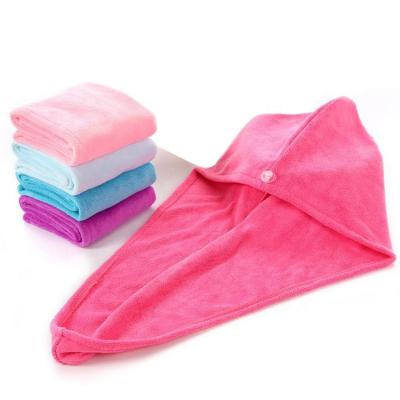 China QUICK DRY Factory Wholesale Microfiber Hair Towel Custom Hair Wrap Towel Microfiber for sale