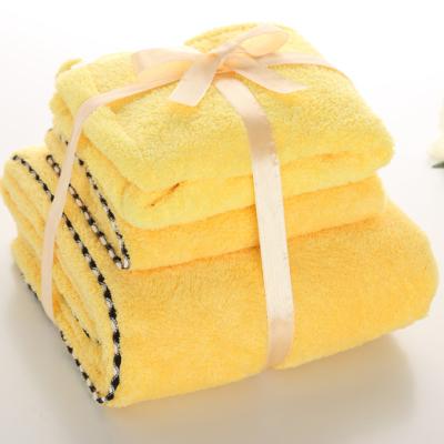 China 2019 New Design Hot Selling Cute Animal Head QUICK DRY, Lace Microfiber Bath Towel for sale