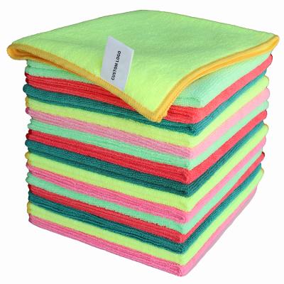 China QUICK DRY Custom Made Universal Microfiber Car Towel Kitchen Cleaning Towel for sale