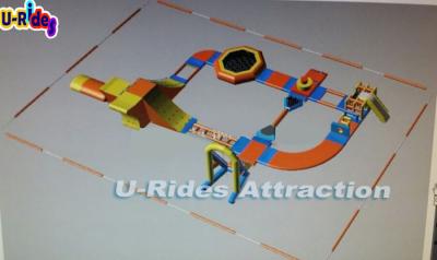 China Inflatable Water Games With Obstacle Course / Amusement Water Park 12 Month Warranty for sale