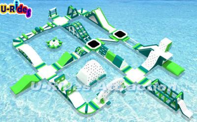 China Ultimate Huge Inflatable Floating Water Park Hot Welded Security For Resort for sale