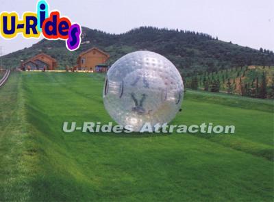 China 2 Safty Belts Human Sized Bubble Ball Giant Inflatable Ball For Humans for sale