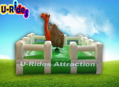 China Grassy Inflatable Riding Bull for sale