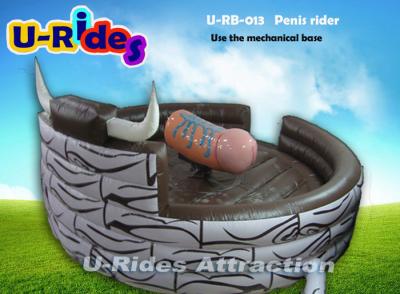 China Grey Round Mechanical Rodeo Bull for sale