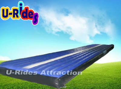 China Sport Center Blue Gymnastics Air Track , 12M Long Inflatable Race Track for sale