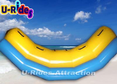 China 2.5M Length Inflatable Seesaw Yellow  Inflatable Teeterboard For Adults for sale