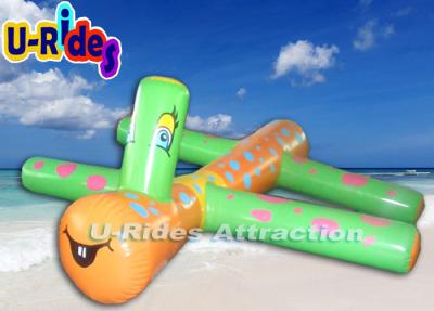 China Green Inflatable Water Parks Spot Dog Shape Inflatable Pool Toys For Children for sale