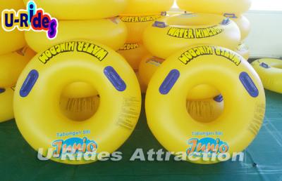 China Custom 0.75MM Pvc Inflatable River Rafts , Adult Swimming Inflatable Ring for sale