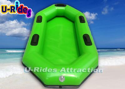 China Green Inflatable Lake Toys adult Boats With Blower , Repairkit for sale