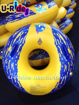 China Single Inflatable Swimming Ring Swimming Rubber Rings 1.0mm Pure PVC for sale