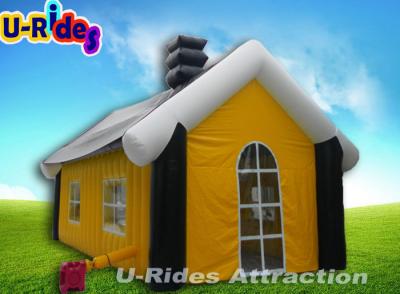 China Weatherproof Inflatable Event Tent , 10m Long Inflatable Cabin House Portable for sale