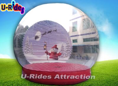 China 4M Diameter Giant Inflatable Bubble Tent , Inflatable Snow Globe Christmas for sale