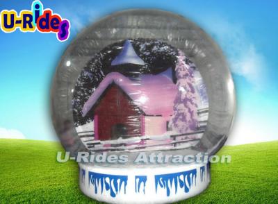 China 0.55mm PVC Inflatable Bubble Tent , Inflatable Human Snow Globe 3m Diameter for sale