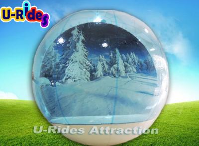 China Transparent Inflatable Bubble Tent , Bounce Inflatable Snow Ball Security for sale