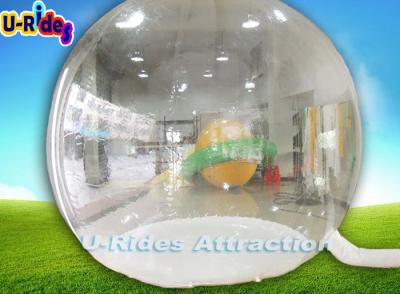 China PVC Transparent Inflatable Balloon Clear Dome Tent  With Backdrop Printing for sale