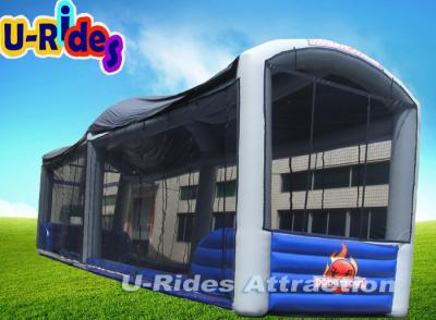 China Sewing Inflatable Party Games Inflatable Paintball Arena With Netting for sale