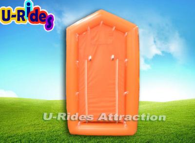 China Orange Air Tight Inflatable Event Tent , Oxford Nylon Inflatable Shower Tent for sale