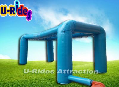 China Water System Inflatable Misting Tents Cyan Inflatable Spray Booth Structure for sale