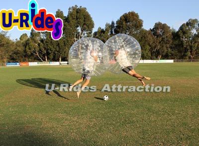 China Transparent  body Inflatable Zorb Ball 1.00mm PVC Heat Sealed for adults for sale