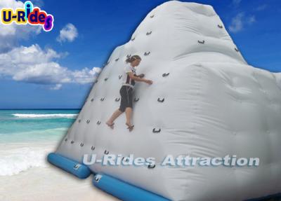 China 4.2 M Height Inflatable Rock Climbing Wall Rentals / Large Kids Inflatable Water Toys for sale